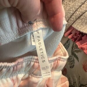 Fabletics Soft Pink Plaid Pants